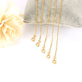 Mudder 5 Pieces Necklace Extenders Bracelet Extender Chain Set for Necklace Bracelet DIY Jewelry