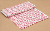 White Robert Kaufman small red apple fruit fabric Sevenberry Mini Prints (per 0.5 yard units)