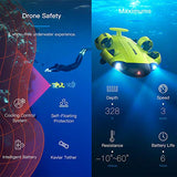 QYSEA FIFISH V6s Underwater Drone with 4K UHD Camera, 4000lm LED, VR Glasses, APP Remote Control, Dive to 330ft, Adjustable Tilt-Lock, ROVs for Real-Time Viewing, Marine Video, Fishing Camcorder