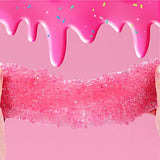 2 Packs Glimmer Crunchy Slime Kit,Non Sticky,Super Soft Sludge Toy,Birthday Gifts for Kids,DIY Crystal Glue Slime Party Favor for Girls & Boys(Blue,Pink)