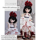 39.5cm Sweet Girl BJD Dolls 1/4 Handmade Princess SD Doll Ball Jointed Doll, with Full Set Clothes Shoes Wig Makeup, Flexible Joints