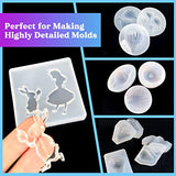 LET'S RESIN Silicone Mold Making Kit 31.04oz/1.94lbs - Translucent Silicone Rubber Non-Toxic Liquid Mold Making Silicone Rubber - Mix Ratio 1:1 - for Casting Resin Molds,Silicone Molds,Candle Molds