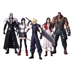 Square Enix Final Fantasy VII 7 Remake Trading Arts 7" Figure - Set of 5