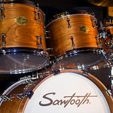 Sawtooth Hickory Series 20" Bass Drum, 6pc Shell Pack, Natural Gloss (ST-HBD-20-6PC)