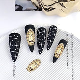 LIFOOST 10pcs 3D Virgin Mary Nail Art Charms San Judas Nail Charm Gold Nail Charms for Acrylic Nails Alloy Virgin Mary Charms for Nails Jesus Christ Nail Designs San Judas Tadeo Nail Jewels