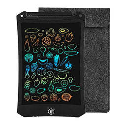 LEYAOYAO LCD Writing Tablet Scribbler Board with Protect Bag, Colorful Screen Drawing Board 8.5 Inch Doodle Pad,Traveling Gift Toys for Kids 3 4 5 6 Years Old Boy and Girl (Black)