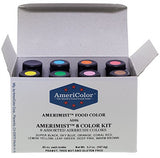 AmeriColor AmeriMist 8 Color Airbrush Food Color Kit