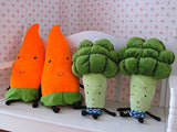 Leoyoubei Pre-Kindergarten Toys Soft Toys Lumbar Pillow/Plush Pillow,Creative Vegetables Broccoli, Plush Toys 22 Inch, Green