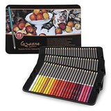 Cezanne Premium Colored Pencil Set with 6pk Colorless Blenders - Soft Wax Core Colored Pencils for Drawing, Blending, Coloring, Professional Artists & More! - 72-Count