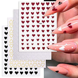 Love Heart 3D Nail Art Design Sticker Decal Decals Flower Nail Stickers DIY Nail Polish Nail Adhesive Stickers Nail Tattoos Nail Applique Nail Stickers Decoration