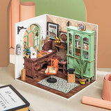 Rolife DIY Miniature Dollhouse Kit Workshop Diorama Gifts for Man/Women (Jimmy's Studio)