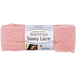Coats: Yarn Red Heart Boutique Sassy Lace Yarn, Rose Dust