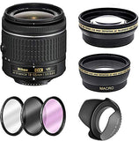 Nikon D3500 DSLR Camera with AF-P DX NIKKOR 18-55mm f/3.5-5.6G VR Lens + Deluxe DSLR Camera Case + 32GB Extreme Memory Bundle (24pcs)