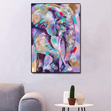 Elephant Diamond Painting Kits, Amphol 5D Diamond Painting Kits for Adults Kids, Full Drill Diamond Art Painting for Beginner Great Gift Home Wall Decor (12”x16”)