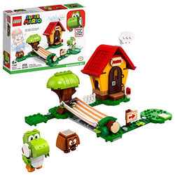 LEGO Super Mario Mario’s House & Yoshi Expansion Set 71367 Building Kit, Collectible Toy to Combine with The Super Mario Adventures with Mario Starter Course (71360) Set (205 Pieces)