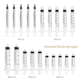 BSTEAN Syringe Blunt Tip Needles Caps Refilling and Measuring E-Juice, E-Liquids, E-cigs, Adhesives, Vape, Oil or Glue Applicator (Pack of 20)