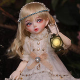 Olaffi 1/4 BJD Doll 40cm(16 inches) and Ball Jointed Doll with Full Set Clothes Eyes Wig Makeup Fashion Dolls Girls Gift