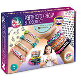 Paracord Bracelet Making Kit with Charms - Art & Craft Gift for Girls Age 8 9 10 11 12 & Teens 13 14 Year Old. Make Your Own Friendship & Fashion Jewelry for Birthday, Travel Activity, Camp & Project