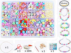 Vytung Beads Set for Jewelry Making Kids Adults Children Craft DIY Necklace Bracelets Letter