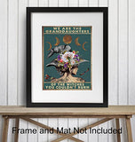 Witch Decor - We Are The Granddaughters of the Witches- Hippie Room Decor- Bohemian Boho Wall Decor- Goth Gothic Wall Decor- Pagan Gifts - Witchcraft Wiccan Wicca Wall Art Women - Hippy Witchy Poster