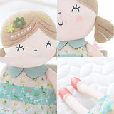 Gloveleya Baby Doll Girl Gifts Wearing Spring Dress Plush Cloth Dolls Toy 17"+Gift Box …