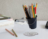 Creative Pencil Holder, Design Floating Bucket Pen Case Container Ideal Desk Accessory , cute