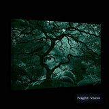 Startonight Canvas Wall Art - Beautiful Green Maple, Nature Framed 32 x 48 Inches