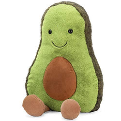 Jellycat Amuseable Avocado Food Plush, Small 8 inches