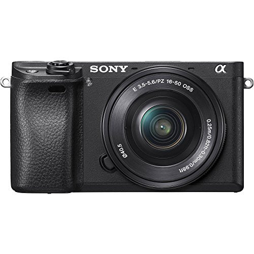 Sony Alpha a6300 Mirrorless Digital Camera with E PZ 16-50mm F3.5-5.6 OSS Power Zoom Lens (Black)