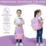 Backpack for Little Girls,VASCHY Preschool Backpacks for kindergarten with Chest Strap Pink Unicorn