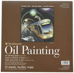Strathmore 400 Series Oil Painting Pad, 12" x 12" Glue Bound, 10 Sheets per Pad