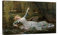Global Gallery Budget GCS-266023-30-142 Alexandre Cabanel Ophelia Gallery Wrap Giclee on Canvas Print Wall Art