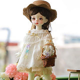 MEESock 26cm Cute BJD Dolls 1/6 SD Doll Ball Jointed Doll Fashion Dolls DIY Toys Girls Gift, with Full Set Clothes Shoes Wig Makeup