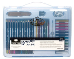 Royal & Langnickel Essentials Clear View Drawing Set, Large