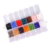 Bicone Crystal Beads Bulk Beaded-Wholease 4MM Czech Beads Mix Lot of 1400pcs Faceted Crystal