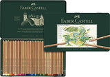 Faber-Castel FC112136 PITT Pastel Pencils In A Metal Tin (36 Pack), Assorted