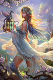 Diamond Painting Kits for Adults by Paint With Diamonds XL 60x40cm ‘Fairies and Beasts’ Full Canvas Square Diamonds (Plus Free Premium Diamond Pen)