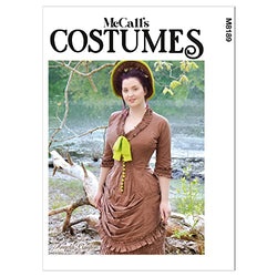 McCall's Misses' Dress, 1881 Top and Skirt Sewing Pattern Kit, Code M8189, Sizes 14-16-18-20-22, Multicolor