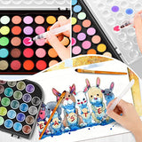 Water Color Paint Premium painting Paint Drawing Artists Sketch Anime Vibrant water Colors Cakes for water color painting kids painting School Supplies Drawing Art Artists Supplies 48 Colors + 4 pens