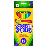 Crayola Crayons 24 Count, Pack of 2 | Crayola Colored Pencils 12 Count, Pack of 2, Assorted