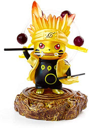 TOMTO Uzumaki Naruto Actions Figures，Pikachu Cosplay Model Anime Cartoon Game Character Model Statue Character Toy Decoration Creative Gift (Uzumaki)