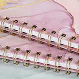 Spiral Notebook/Journal - Lined Notebook/Journal with Premium Thick Paper, 6.3" x 8.4", Twin-Wire Binding, Elastic Closure, Inner Pocket, 128 Pages/64 Sheets, Perfect for College, Office, Home