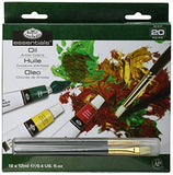 ROYAL BRUSH Royal & Langnickel Oil Color Paint, 20/pkg