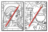 Princess Coloring Book: An Adult Coloring Book with Cute Kawaii Princesses, Classic Fairy Tales, and Fun Fantasy Scenes for Relaxation