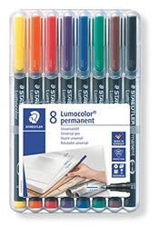 Lumocolor Permanent Marker Fine Set 8