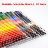 ThEast Colored Pencils for Adult Coloring Book Artist Colored Pencil Artist Quality Wooden Oil based Colored Pencil (72 colors)