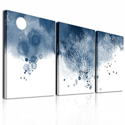 Canvas Wall Art For Bedroom Wall Decor For Living Room Modern Family Bathroom Decor Canvas Art Black And White Abstract Pictures Artwork Landscape Wall Paintings Ready To Hang Kitchen Home Decorations