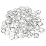 100 pcs Glass Dome Cabochons Clear Cabochons Tiles (Round, Oval, Square, Water Drop, Heart-shape)