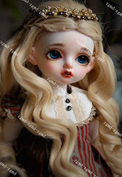 Zgmd 1/4 BJD Doll BJD Dolls Ball Jointed Doll Big Eyes Girl With Face Make Up