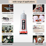 CAT PALM B-7000 Adhesive, Multi-Function Glues Paste Adhesive Suitable for Glass,Wooden, Jewelery, 0.9 oz, 2 Packs